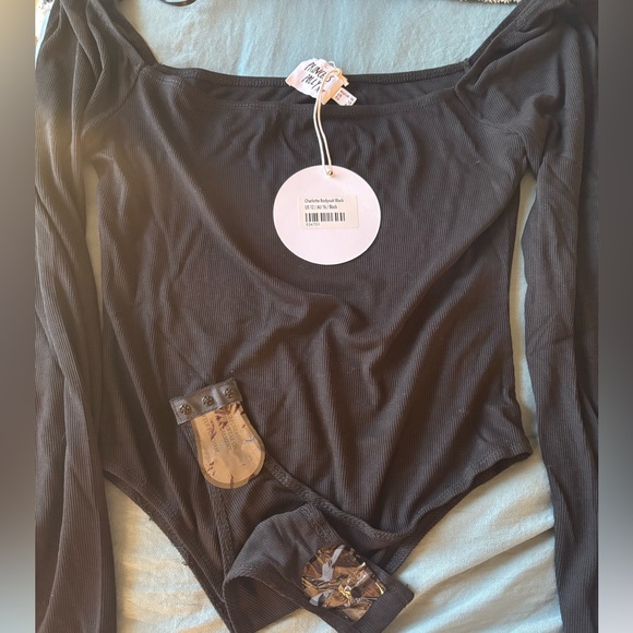 Princess Polly Charlotte Bodysuit Black - Picture 3 of 3